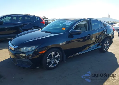 2017 Honda Civic Lx из США, поврежденный, VIN 19XFC2F51HE040915